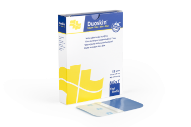 
            Duoskin blau, wasserfester Folienwundverband (10x8cm)
    