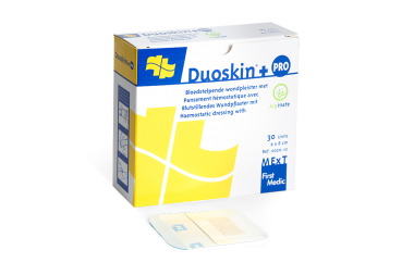 
            Duoskin+ PRO, blutstillendes Wundpflaster mit Alginat
    