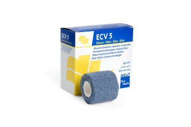 
            ECV 5 blau, elastische kohäsive Binde
    