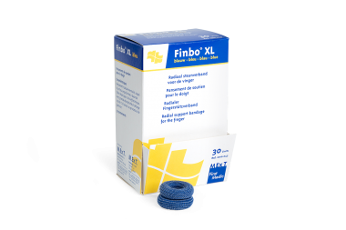 
            Finbo EXTRA LARGE blau, radialer Fingerstützverband
    