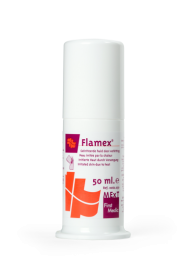 
            Flamex, lindernde Salbe zur Versorgung irritierter Haut durch Versengung
    