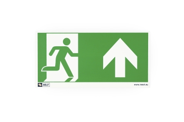 
            Lang nachleuchtende Erste-Hilfe-Signalschilder - Notausgang geradeaus / +1
    