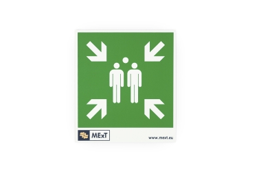 
            Lang nachleuchtende Erste-Hilfe-Signalschilder - Sammelpunkt
    