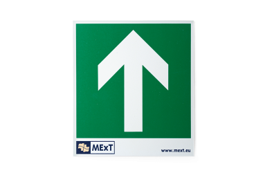 
            Lang nachleuchtende Erste-Hilfe-Signalschilder - Pfeil oben
    