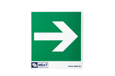 
            Lang nachleuchtende Erste-Hilfe-Signalschilder - Pfeil rechts
    