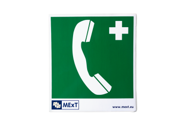
            Lang nachleuchtende Erste-Hilfe-Signalschilder - Telefon
    