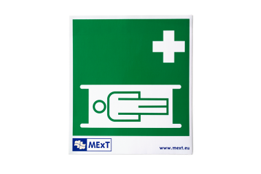 
            Vinyl-Signalaufkleber - Krankentrage
    