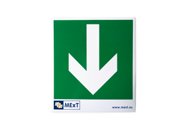 
            Vinyl-Signalaufkleber - Pfeil unten
    